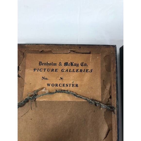 WWII Japanese Framed Print Set #7838 Denholm & McKay 1940's Set of 2 - Picture 5 of 5